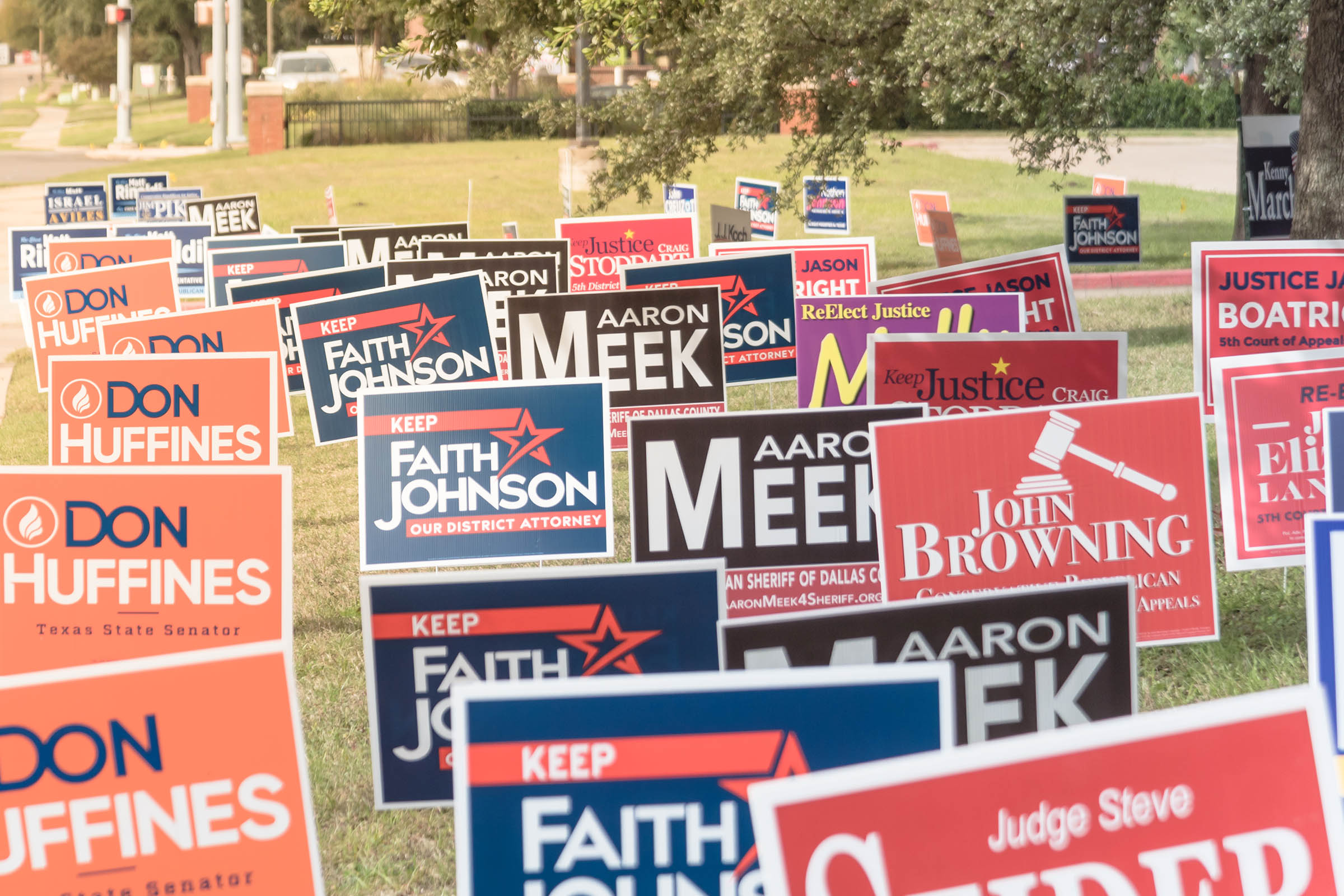 campaign yard signs